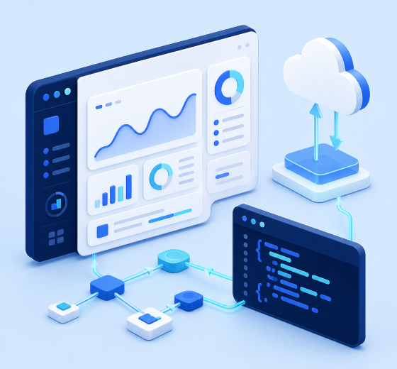 Technology and SaaS illustration